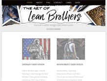 Tablet Screenshot of leanbrothers.com